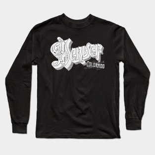 Vintage Denver, CO Long Sleeve T-Shirt